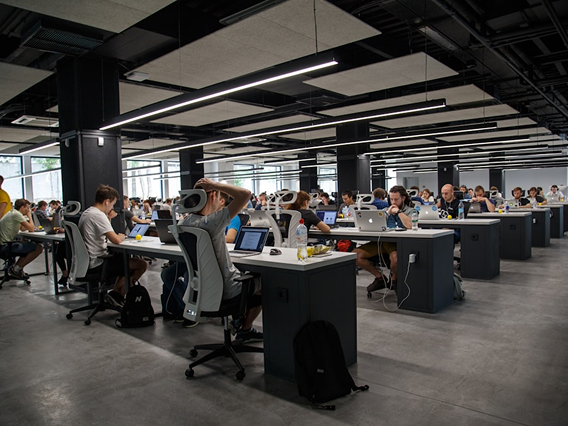 Regenate engineer in the office